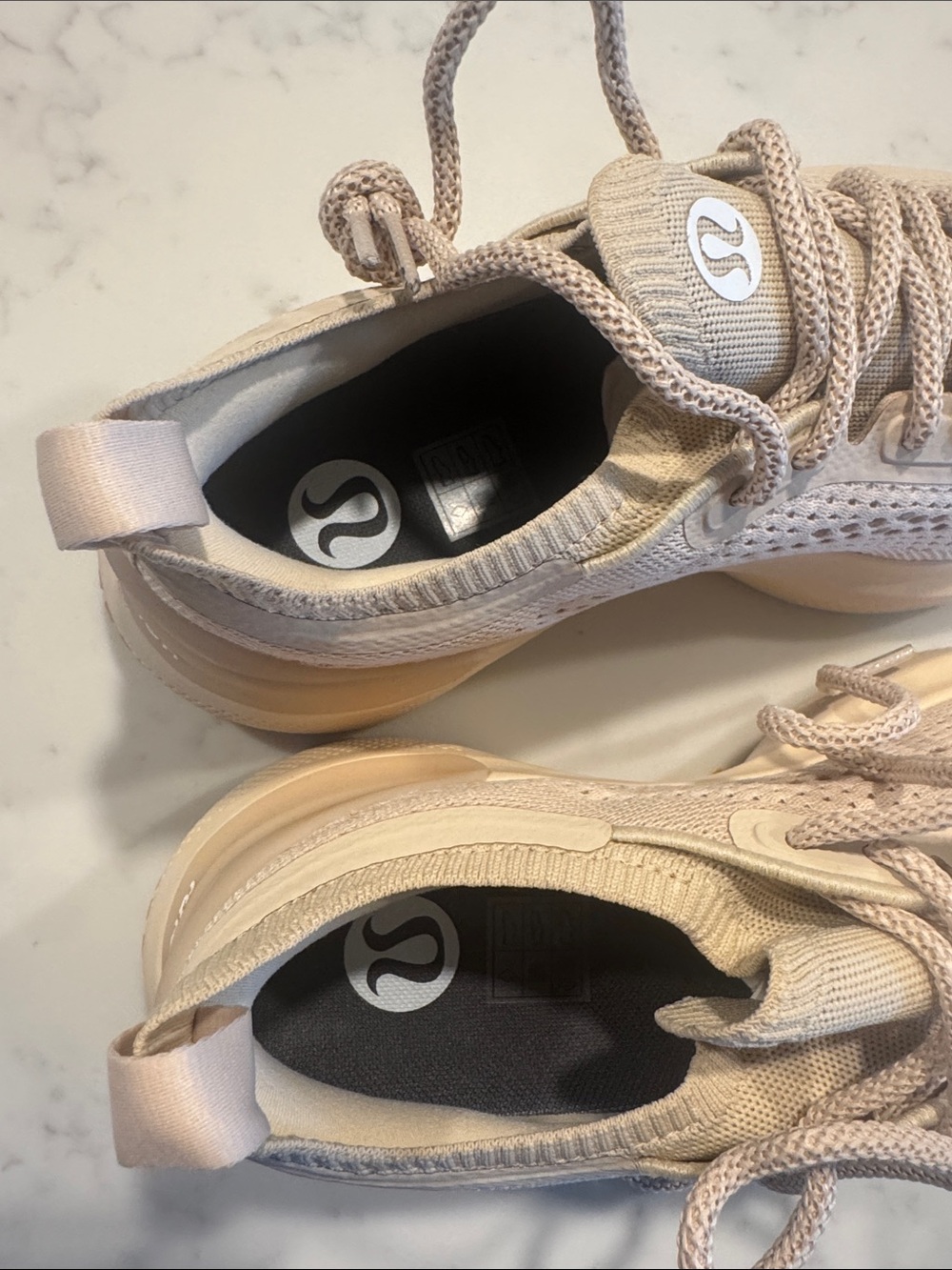 Lululemon Light Beige chargefeel 3 Running Sneakers - Picture 6 of 7